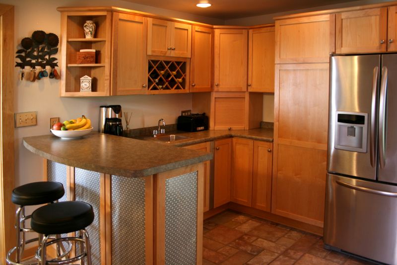 Cherry Cabinet Refacing in Muncie, IN