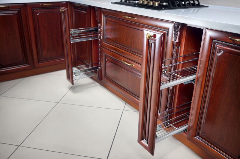 Cherry Cabinet Refacing in Carmel, IN